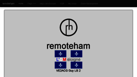 What Remoteham.com website looked like in 2016 (8 years ago)