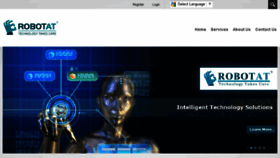 What Robotat.com website looked like in 2016 (7 years ago)