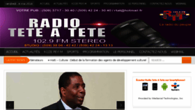 What Radioteteatete.com website looked like in 2016 (8 years ago)