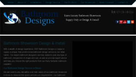 What Rsfbathroomdesigns.co.uk website looked like in 2016 (8 years ago)