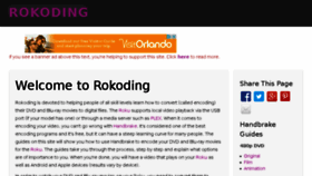What Rokoding.com website looked like in 2016 (8 years ago)