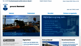 What Roermond.nl website looked like in 2016 (8 years ago)