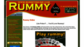 What Rummyonline.com website looked like in 2016 (8 years ago)