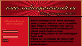 What Radiouparciuszek.eu website looked like in 2016 (8 years ago)
