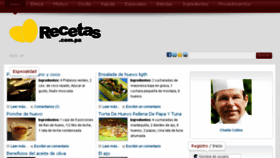 What Recetas.com.pa website looked like in 2016 (8 years ago)