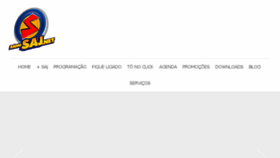 What Radiosajnet.com.br website looked like in 2016 (8 years ago)