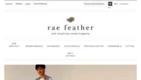 What Raefeather.com website looked like in 2016 (7 years ago)