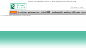 What Resine2000.com website looked like in 2016 (7 years ago)