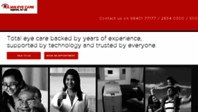 What Rajaneyecare.com website looked like in 2016 (8 years ago)