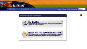 What Reset.sonicpartnernet.com website looked like in 2016 (8 years ago)