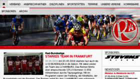 What Radsport-hh.de website looked like in 2016 (8 years ago)