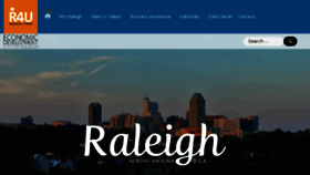 What Raleigh4u.com website looked like in 2016 (8 years ago)
