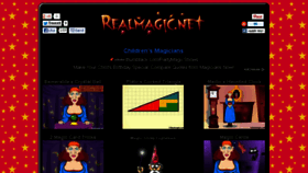 What Realmagic.net website looked like in 2016 (7 years ago)
