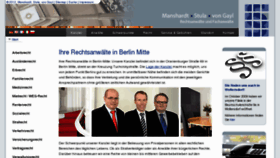 What Rechtsanwalt-berlin-mitte.com website looked like in 2016 (8 years ago)