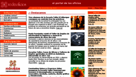 What Redeoficios.org website looked like in 2016 (7 years ago)