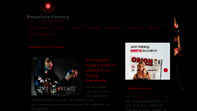 What Reeperbahn-hamburg.de website looked like in 2016 (7 years ago)