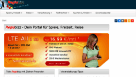 What Regiobizz.de website looked like in 2016 (8 years ago)