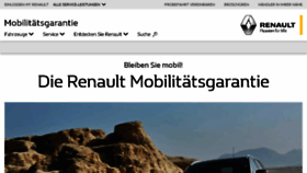 What Renault-aftersales.de website looked like in 2016 (8 years ago)