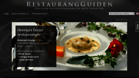 What Restaurangguiden.com website looked like in 2016 (7 years ago)