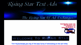 What Risingstartextadz.com website looked like in 2016 (8 years ago)