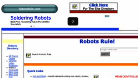 What Robotsrule.com website looked like in 2016 (7 years ago)