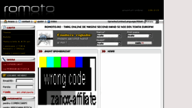 What Romoto.ro website looked like in 2016 (7 years ago)