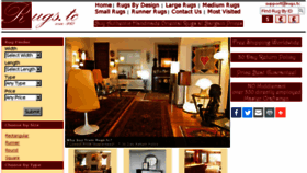 What Rugs.tc website looked like in 2016 (7 years ago)