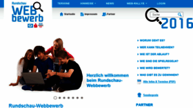 What Rundschau-webbewerb.de website looked like in 2016 (8 years ago)