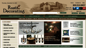 What Rusticdecorating.com website looked like in 2016 (7 years ago)