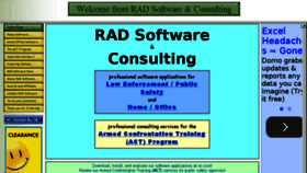 What Radsoftware.org website looked like in 2016 (8 years ago)