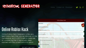 What Robloxrobuxgenerator.com website looked like in 2016 (8 years ago)