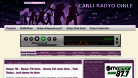 What Radyoonline.net website looked like in 2011 (12 years ago)