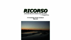What Ricorso.net website looked like in 2016 (7 years ago)
