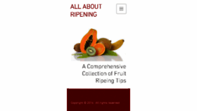 What Ripening-fruit.com website looked like in 2016 (7 years ago)
