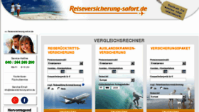 What Reiseversicherung-sofort.de website looked like in 2016 (7 years ago)