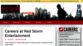 What Redstorm.com website looked like in 2016 (8 years ago)