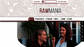What Rawmania.cz website looked like in 2016 (8 years ago)