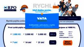 What Rychlapujcka-online.cz website looked like in 2016 (7 years ago)