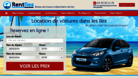What Rentiles.fr website looked like in 2016 (8 years ago)