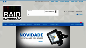 What Raidiluminacao.com.br website looked like in 2016 (7 years ago)