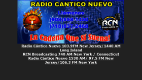What Radiocanticonuevo.com website looked like in 2016 (8 years ago)