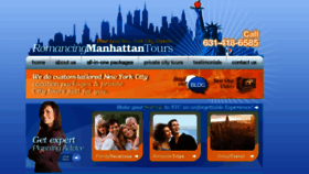 What Romancingmanhattantours.com website looked like in 2016 (7 years ago)