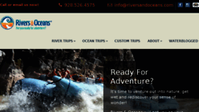 What Rivers-oceans.com website looked like in 2016 (8 years ago)