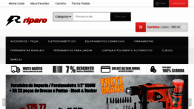 What Riparo.com.br website looked like in 2016 (7 years ago)