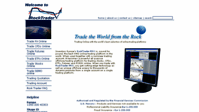 What Rocktrader.com website looked like in 2016 (7 years ago)