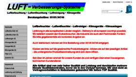 What Raumluft24.de website looked like in 2016 (7 years ago)