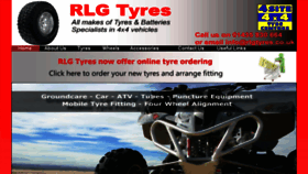 What Rlgtyres.co.uk website looked like in 2016 (7 years ago)