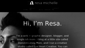 What Resamichelle.com website looked like in 2016 (7 years ago)
