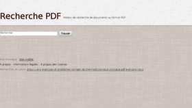 What Recherche-pdf.com website looked like in 2016 (7 years ago)