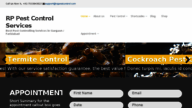 What Rppestcontrol.com website looked like in 2016 (7 years ago)